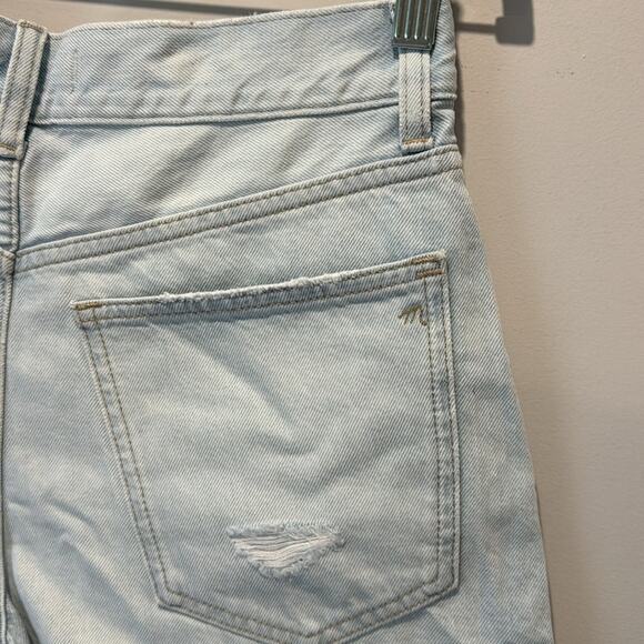 NWT Madewell The '90s Mid-Length Jean Short in Pearlman Wash W26 Denim NQ236 - Picture 6 of 12